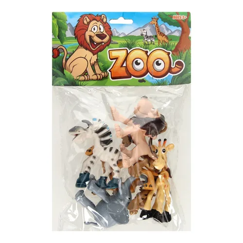 Freche Wildtiere Spielset, 6dlg.