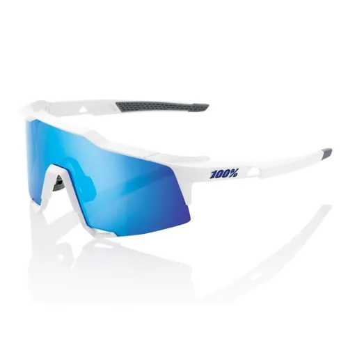 100Percent Eyewear Speedcraft 60007 12 - Matte Weiße Sportbrille für optimale Sicht - Sportbrillen mit innovativem Design und hervorragender Sichtbarkeit, ideal für Radfahrer und Sportbegeisterte.
