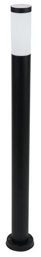 Edelstahl Standleuchte LARISA 105cm E27 IP44 schwarz - Lampen: Hochwertige Edelstahl Standleuchte LARISA 105cm, IP44 geschützt und ideal für den Außenbereich, geeignet für E27 Leuchtmittel bis 12W.