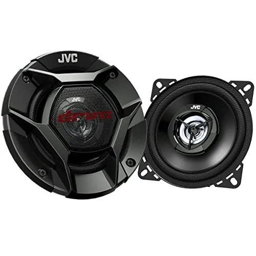 JVC CS-DR420 - 10 cm Koaxial-Lautsprecher, 220 W Leistung für kraftvollen Sound im Auto
