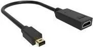 VISION Mini DisplayPort zu HDMI Adapter - 4K Unterstützung - KABEL & ADAPTER – Hochwertiger Videoadapter für gestochen scharfe 4K Auflösung, ideal für Multimedia-Anwendungen.