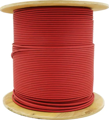 Produktbild Solarkabel Germany B.e.s.t 6 mm² 50 m , Solarleitung H1Z2Z2-KSolarkabel, Erdverlegbare, Einzelleitung, , Halogenfrei, Photovoltaik Rot
