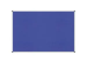 MAUL Pinnboard MAULstandard Textil, 90 x 120 cm - blau - Flipcharts & Pinnwände - Hochwertiges Pinnboard mit widerstandsfähiger Textil-Oberfläche aus Filz, ideal für effektive Präsentationen und Organisation.