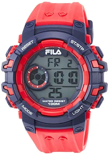 Fila Fitnessuhr 4895183803786 - Armbanduhren für Herren, stylische digitale Sportuhr mit Stoppuhr, Alarm und Licht – ideal für aktive Männer.