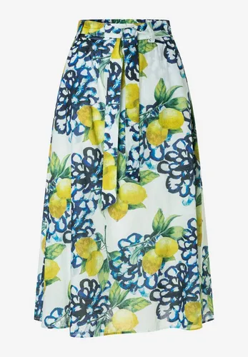 MORE & MORE Printed CO-Voile Rock mit Zitronen-Print 5041 von MORE&MORE