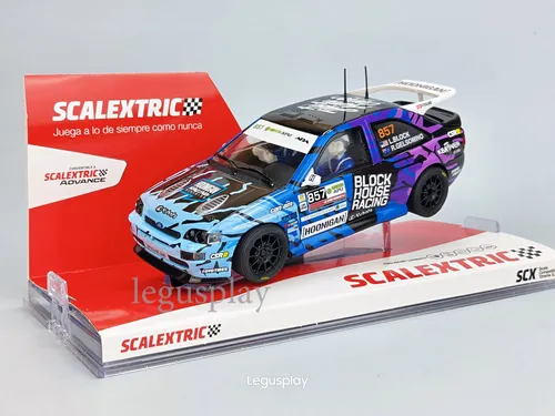 Slot Car SCX Scalextric U10525S300 Ford Escort Cosworth #857 Lia Block