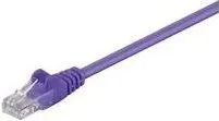 MicroConnect U/UTP CAT5e 0,5 m, violett, PVC