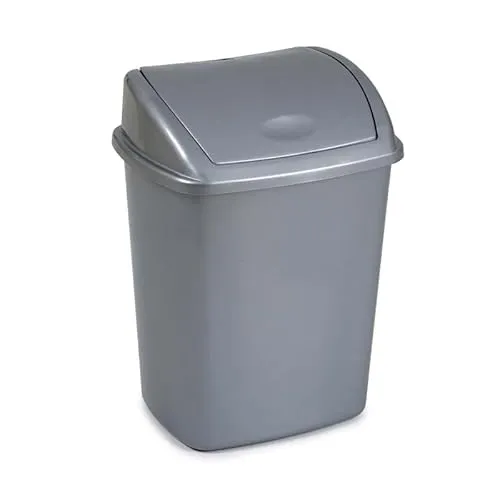 PROREGAL Klassischer Abfallbehälter mit Klappdeckel | 26 Liter - Haushaltszubehör - Robuster Abfallbehälter mit Klappdeckel für hohe Funktionalität und langlebige Nutzung, ideal für jeden Haushalt.