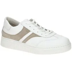 Gabor 86.406.53 Schnürschuh weiß 35,5 EU - Sportlicher Schnürschuh in Größe 35,5, aus hochwertigem Leder gefertigt und mit einer sehr weiten Passform. Perfekt für den täglichen Einsatz und angenehmen Tragekomfort.