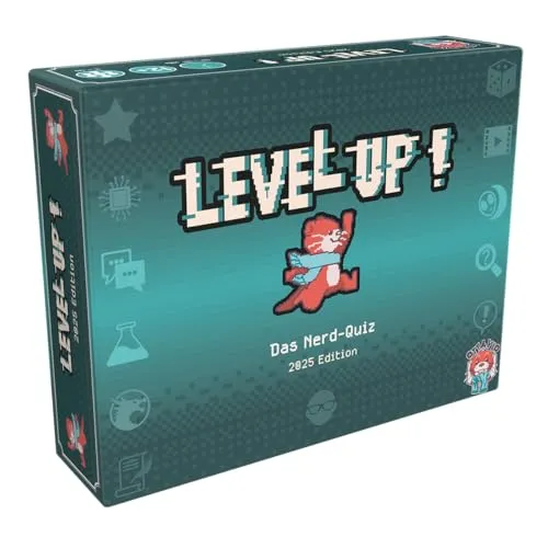 Ottavio, Level Up! Das Nerd-Quiz, Partyspiel, 3-40 Spieler, 12+ Jahre, 20-60 Minuten, Deutsch