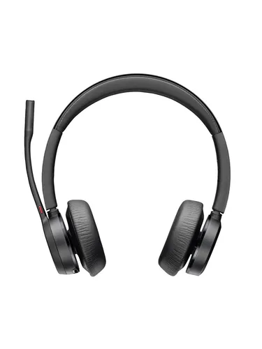 Poly Voyager 4320-M - Schwarz, kabelloses Headset mit exzellenter Sprachqualität und optimalem Tragekomfort