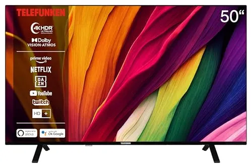 Telefunken 50 Zoll 4K Smart TV