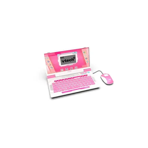 Explorer Laptop Pro, Lerncomputer pink - Spielzeug für Schulkinder und Kindergartenkinder, fördert spielerisches Lernen für Kinder von 6 bis 8 Jahren.
