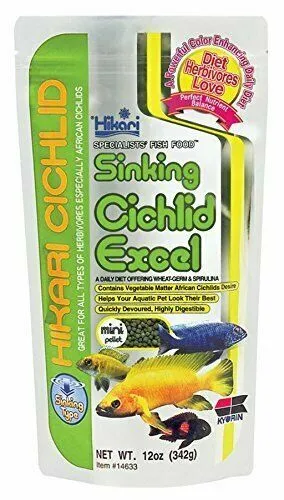 Hikari Sinking Cichlid Excel 342gr Mini Pellet  Afrikanische Cichliden