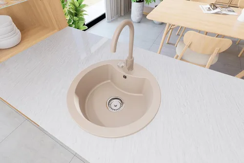 Produktbild Faizee Home Granitspüle Vela Ø 49cm