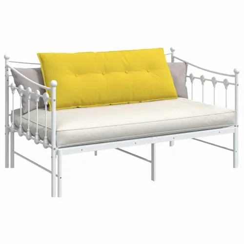 vidaXL Rückenkissen Helles Gelb 120 x 19 x 50 cm – Komfort für jeden Raum