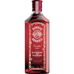 Bombay Bramble Distilled Premium Gin - Flavoured Gin mit 37,5% Vol., aus 100% natürlichen Brombeeren und Himbeeren, ideal für kreative Cocktails und als Geschenkset.