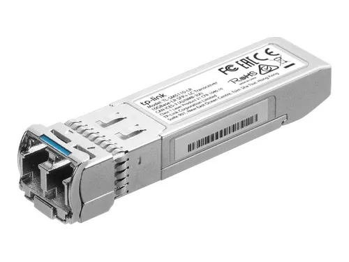 TP-Link TL-SM5110-SR 10Gbase-LR SFP+ Transceiver - Switch-Module mit 10 Gbps Übertragungsrate, ideal für Hochgeschwindigkeitsnetzwerke und einfache Integration in bestehende Systeme.