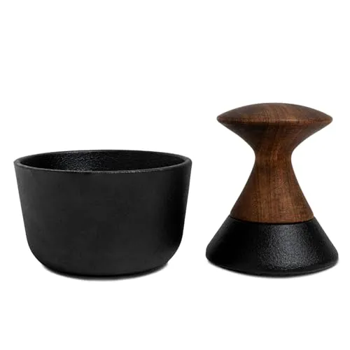 Kiruna Mörser in schwarz von CrushGrind - the original ceramic mechanism