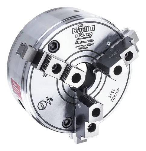 Röhm Keilstangen-Drehfutter DURO T 200 mm KK 6 D - 437655 - Drehfutter & Zubehör, präzise und leistungsstark für exakte Drehbearbeitungen in der Metallverarbeitung.