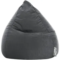 Sitzsack Sitting Point BeanBag Easy L anthrazit - Klassischer Sitzsack mit 120 Liter Füllung, passt sich optimal an und bietet höchsten Komfort. Ideal für Kinder und Jugendliche, pflegeleichte Hülle bei 30 Grad waschbar.
