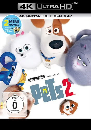 Pets 2 - 4K Ultra HD Blu-ray # UHD+BLU-RAY-NEU