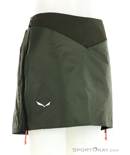Salewa Sella Tirolwool Responsive Damen Tourenrock - Oliv Dunkelgrün 42 - Damen Tourenrock aus Tirolwool, ideal für Outdoor-Aktivitäten und sorgt für optimale Wärme und Atmungsaktivität.