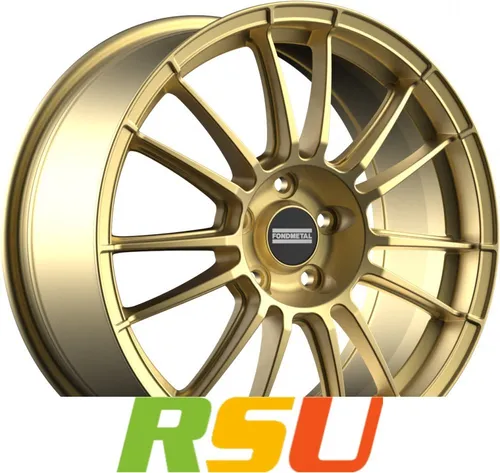 Fondmetal 9RR Alufelgen 18 Zoll, glossy gold in gold von Fondmetal