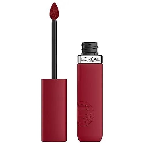 L'Oréal Paris Pflegender Lippenstift mit mattem Finish, Für leuchtende Farben mit bis zu 16 Stunden Halt, Infaillible Matte Resistance, Nr. 420 Le Rouge Paris?, 1x 5 ml