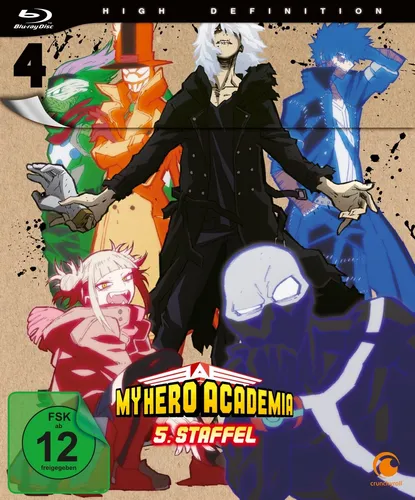 My Hero Academia - Staffel 5 - Vol.4 - [Blu-ray] - Beliebte Anime-Serie, jetzt in Vol.4 auf Blu-ray, Freigegeben ab 12 Jahren – perfekt für Fans und Neueinsteiger!