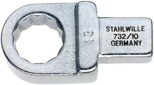 Stahlwille Einsteck-Ringschlüssel 13 mm 9 x 12 mm - 732/10 13 - Drehmoment-Schlüssel mit präziser Verarbeitung für optimale Kraftübertragung und langlebige Leistung.