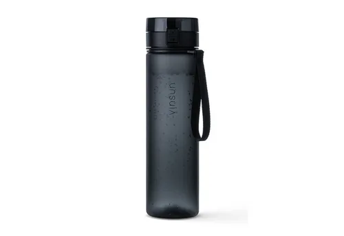 Vinsun Trinkflasche Tritan Sportflasche 1L - Wasserflasche BPA frei & Kohlensäure geeignet, Auslaufsicher, bruchsicher, geschmacksneutral, Einhand-Klicksystem