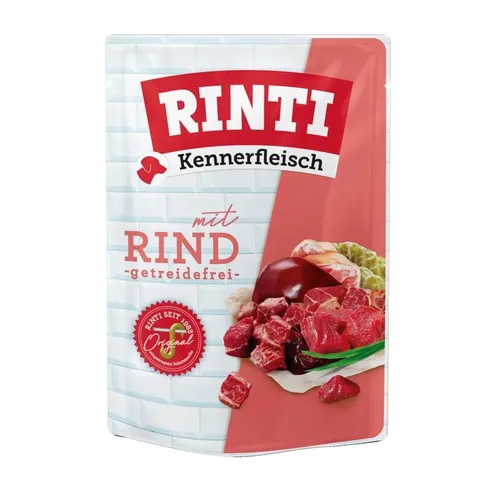 RINTI Kennerfleisch Beef- Nassfutter für Hunde von RINTI