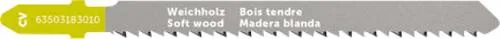 Fein 63503183010 Stichsägeblatt für Holz CV 75 T2.5 SW SC RV 5St.