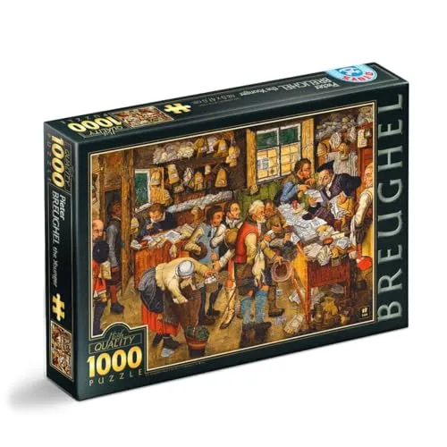 D-Toys Puzzle Pieter Brueghel der Jüngere - Bezahlung des Zehnten 1000 Teile