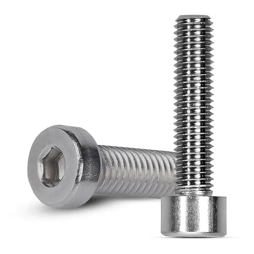 Offgridtec M8 x 90mm Innensechskant-Schrauben mit Zylinderkopf, 304 Edelstahl (A2), Vollgewinde für sichere Befestigung, Hochfest & Korrosionsbeständig, DIN 912 Standard (50 Stück, Silber)