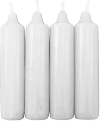 EWA Adventskerze Kerzen weiß