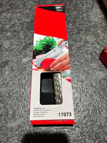 Neu & OVP Weber Deluxe Gemüsemesser - mittel Edelstahl 17073 UVP 42,99€