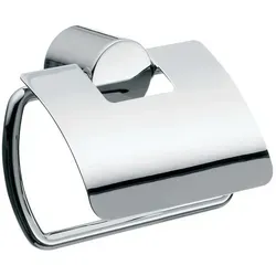 Emco Rondo 2 Papierhalter 450000100 – stilvoller Toilettenpapierhalter mit Deckel - Toilettenpapierhalter aus hochwertigem Chrom, schützt das Papier vor Feuchtigkeit und sorgt für eine elegante Badezimmergestaltung.