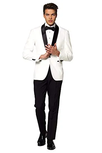 Opposuits Tuxedo Pearly White Smoking in weiß von OppoSuits