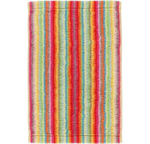 Cawö Badetücher Gästehandtuch Lifestyle Streifen Multicolor Hell (30x50cm)