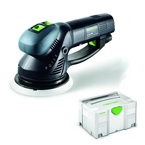 Festool RO 150 FEQ-Plus ROTEX Exzenterschleifer 720W - Schleifmaschinen mit 5mm Hub für perfekte Oberflächenbearbeitung, inklusive Systainer für einfachen Transport und Aufbewahrung.