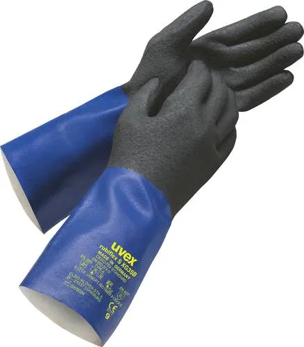 Uvex 6055708 rubiflex S XG35B Chemiekalienhandschuh Größe (Handschuhe): 8 1 Paar