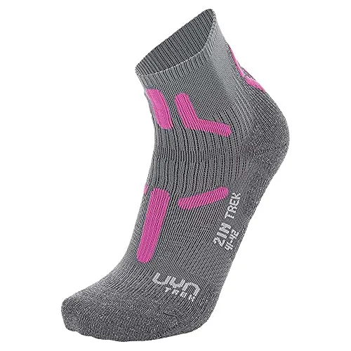 UYN S100222 TREKKING 2IN LOW CUT Socks Women's Anthrazit/Türkis 42