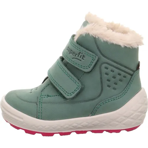 Superfit Mädchen Groovy 2.0 Gore-Tex Stiefel, GRÜN 7020 - Stiefel für Mädchen mit GORE-TEX Membrane für Wasserdichtigkeit und Atmungsaktivität, herausnehmbarer Einlegesohle und coolem Design für optimalen Komfort und Stil.