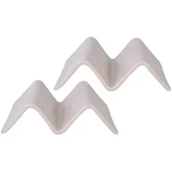 CreaTable Servierplatte Taco Stand, Set 2-tlg in weiß von CreaTable