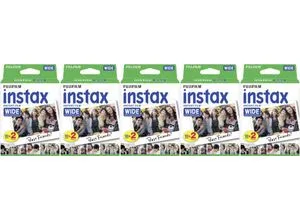 Fujifilm Instax WIDE Film DP 5er Pack für 100 Bilder - Dealpreis