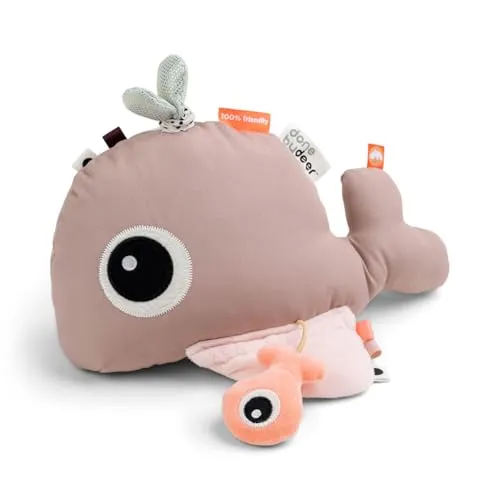 Done by Deer Wally Greifspielzeug - Greiflinge mit vielfältigen Sinneserlebnissen: Knisterfolie, Klingel und Spiegel fördern die Entdeckungslust Ihres Babys. Der Sandsack sorgt für stabilen Stand und jede Menge Spielspaß!