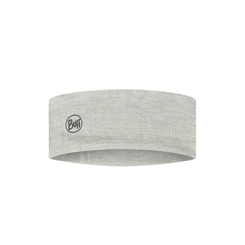 BUFF®| Stirnbänder LW Merino Wool Stirnbänder Männlich Weiblich Erwachsene Temperaturregulierend, 100% Merinowolle, Open Air, Nachhaltig, Leicht, Komfort, Einheitsgröße, Gris