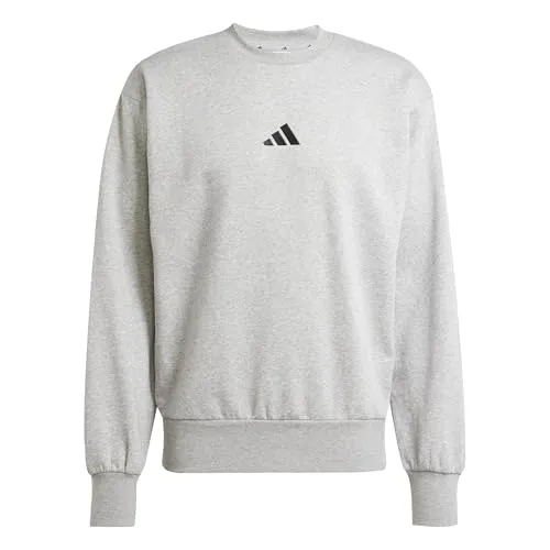 Produktbild adidas Herren Essentials FEELCOZY Fleece Sweatshirt, medium Grey Heather/Black, XL